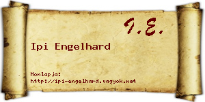Ipi Engelhard névjegykártya